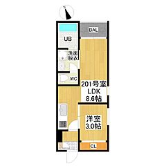 物件の間取り