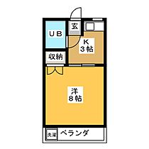 シャトウ山田  ｜ 愛知県長久手市砂子（賃貸アパート1DK・2階・26.91㎡） その2