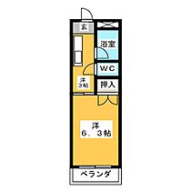 コーポ山ノ田  ｜ 愛知県長久手市長配２丁目（賃貸マンション1K・1階・23.00㎡） その2