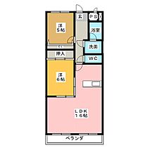 ベルハイツ司  ｜ 愛知県長久手市蟹原（賃貸マンション2LDK・3階・63.18㎡） その2