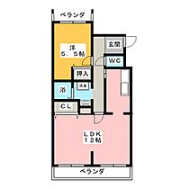 ハイツかなれ  ｜ 愛知県長久手市上川原（賃貸マンション1LDK・2階・48.80㎡） その2