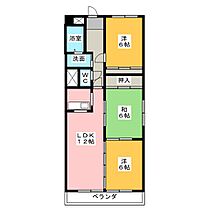 アヴェニュー藤  ｜ 愛知県長久手市作田１丁目（賃貸マンション3LDK・4階・67.70㎡） その2