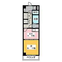 プランドールI  ｜ 愛知県長久手市岩作長筬（賃貸マンション1DK・3階・30.00㎡） その2