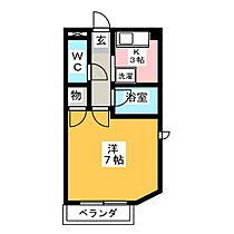 サンハイム  ｜ 愛知県長久手市仏が根（賃貸マンション1K・2階・24.10㎡） その2