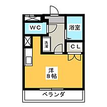 リバーサイド司  ｜ 愛知県長久手市岩作中島（賃貸マンション1R・2階・24.70㎡） その2