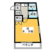 アーバンＫ2  ｜ 愛知県名古屋市名東区明が丘（賃貸マンション1K・3階・23.71㎡） その2