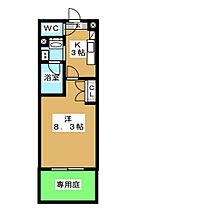 シティライフ藤ヶ丘西  ｜ 愛知県名古屋市名東区小池町（賃貸マンション1K・1階・24.80㎡） その2