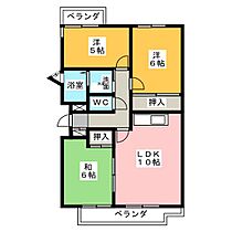 グリーンサイドハウスＮ棟  ｜ 愛知県長久手市杁ケ池（賃貸マンション3LDK・3階・59.00㎡） その2