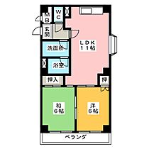 アーバングリーン  ｜ 愛知県長久手市蟹原（賃貸マンション2LDK・4階・54.54㎡） その2