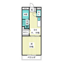 ライブ　エラン  ｜ 愛知県長久手市岩作東中（賃貸マンション1DK・1階・32.40㎡） その2