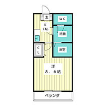 カントリー宝が丘  ｜ 愛知県名古屋市名東区宝が丘（賃貸アパート1K・1階・24.82㎡） その2