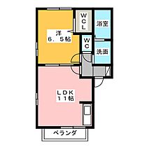 ベルエアエクセラン  ｜ 愛知県日進市竹の山２丁目（賃貸アパート1LDK・1階・40.43㎡） その2