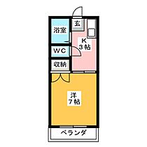 パークレジデンス山野田  ｜ 愛知県長久手市砂子（賃貸アパート1K・2階・23.10㎡） その2