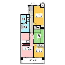 間取図画像 3LDK