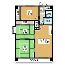 サンフレッチェ15  ｜ 愛知県名古屋市天白区大坪１丁目（賃貸マンション3LDK・3階・68.00㎡） その2