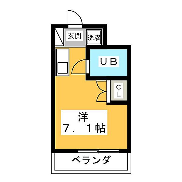 スチューデントハイツグロリア ｜愛知県名古屋市天白区植田西１丁目(賃貸マンション1R・3階・17.51㎡)の写真 その2