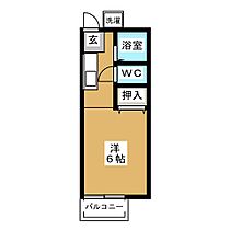 チェリーハイツ  ｜ 愛知県名古屋市天白区八幡山（賃貸アパート1R・1階・20.46㎡） その2