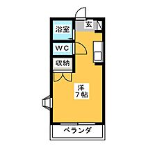 コーポうるおい  ｜ 愛知県名古屋市天白区塩釜口１丁目（賃貸マンション1R・2階・20.00㎡） その2