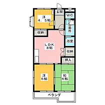 リバーサイド天白  ｜ 愛知県名古屋市天白区島田２丁目（賃貸マンション3LDK・2階・55.13㎡） その2