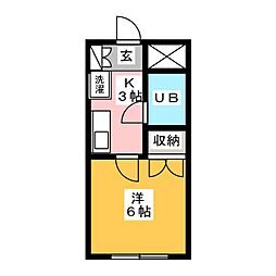 間取図画像 1K