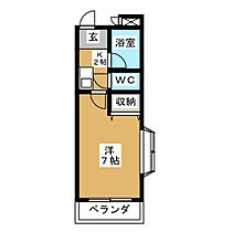 テレサイト植田1990  ｜ 愛知県名古屋市天白区植田山５丁目（賃貸マンション1K・1階・20.00㎡） その2