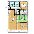 植田山ミルキーウェイ2階6.2万円