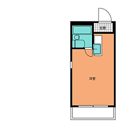 シティライフ八事2 ワンルームの間取図画像