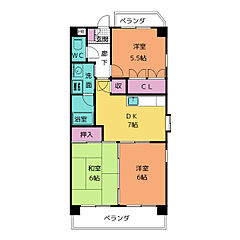 物件の間取り
