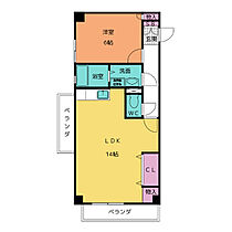 ロイヤルハイツ平針  ｜ 愛知県名古屋市天白区平針３丁目（賃貸マンション1LDK・6階・47.95㎡） その2