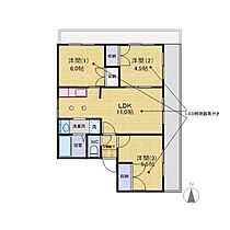 伊藤第二ビル  ｜ 愛知県名古屋市天白区井口１丁目（賃貸マンション3LDK・4階・53.93㎡） その2