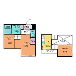 FirstStage 1Kの間取図画像
