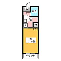 ピクシーハイツ  ｜ 愛知県名古屋市天白区植田東３丁目（賃貸アパート1K・1階・21.87㎡） その2