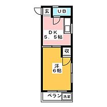 サンコーポ広瀬  ｜ 愛知県名古屋市天白区植田南２丁目（賃貸アパート1DK・2階・23.75㎡） その2