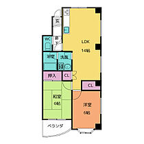 ジュネスＨＩＲＯ平針  ｜ 愛知県名古屋市天白区平針３丁目（賃貸マンション2LDK・4階・59.90㎡） その2