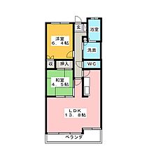 グランルーツ黒石  ｜ 愛知県名古屋市天白区島田黒石（賃貸マンション2LDK・2階・61.17㎡） その2