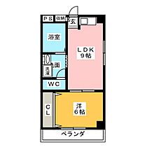 マンションフィオーレ  ｜ 愛知県名古屋市天白区鴻の巣２丁目（賃貸マンション1LDK・2階・36.45㎡） その2