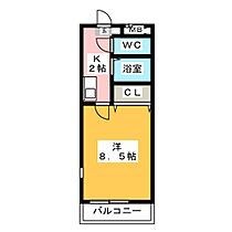 カーサ植田南  ｜ 愛知県名古屋市天白区植田南２丁目（賃貸マンション1K・2階・24.02㎡） その2