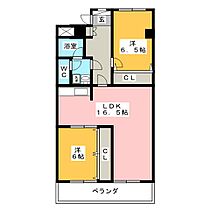 三國ビル  ｜ 愛知県名古屋市天白区植田３丁目（賃貸マンション2LDK・5階・68.19㎡） その2