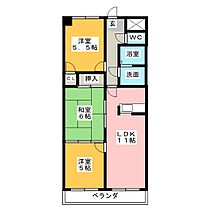 焼山アネックス  ｜ 愛知県名古屋市天白区焼山２丁目（賃貸マンション3LDK・5階・58.32㎡） その2