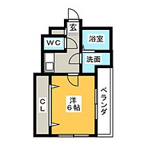 プロミネント石薬師  ｜ 愛知県名古屋市天白区池場４丁目（賃貸マンション1K・3階・23.70㎡） その2