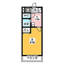 グランドステイ井口  ｜ 愛知県名古屋市天白区井口１丁目（賃貸マンション1K・2階・24.90㎡） その2