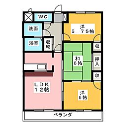 間取図画像 3LDK