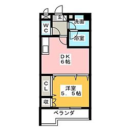 間取図画像 1DK