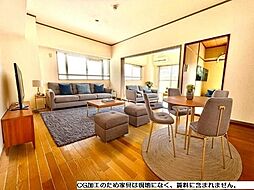 三旺マンション第3植田 2階4LDKのリビング/ダイニング