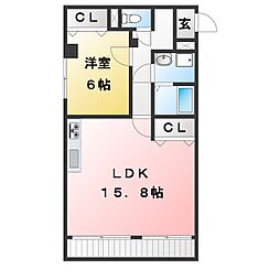 間取図画像 1LDK