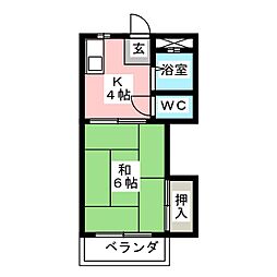 間取図画像 1K