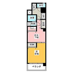 マストビル 1DKの間取図画像