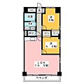 クロックタワー・植田4階9.6万円
