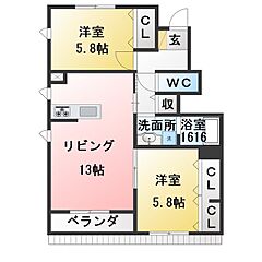物件の間取り