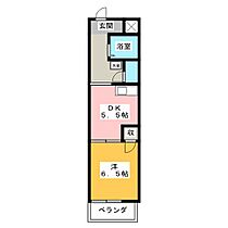 メゾンブロッサム  ｜ 愛知県一宮市三条字ヱグロ（賃貸マンション1DK・3階・31.68㎡） その2